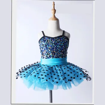Sequin Top Baleta Tutu Dot Kleitas Sievietēm vai Bērniem,Baleta Dancewear Toddler Leotard Ballet Mēģinājums Tutu Pasūtījuma Dancewear
