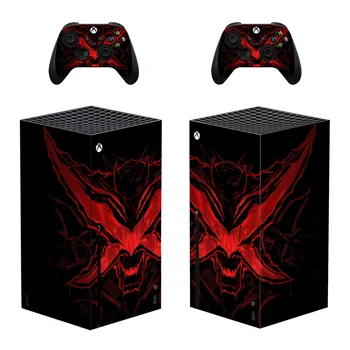 Jaunu Velna, Pasaules Stila Xbox Sērijas X Ādas kategorijas Uzlīme uz Konsoles & 2 Kontrolieri Vinila Decal Aizsardzības Ādas 1. Stils