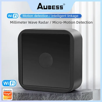 Aubess Tuya WiFi Smart Cilvēka Klātbūtnes Detektors Milimetru Viļņu Noteikšanas Sensors Cilvēku Kustības Detektors Home Security