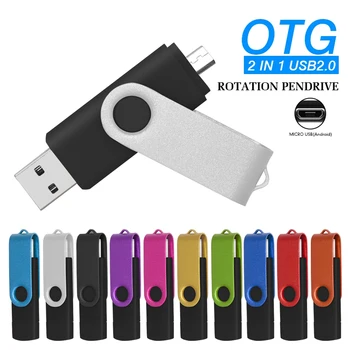 USB flash drive OTG high Speed drive 64GB, 32GB pen drive 16GB 8GB 128gb pendrive ārējās glabāšanas dubultā Piemērošanu Mikro USB