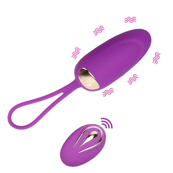 USB Lādējamu 12 Ātrumiem Vibrējošais Ola Erotiska Seksa Rotaļlietas Sievietēm, Bezvadu Tālvadības pults, G-spot Ūdensizturīgs Klitora Stimulators