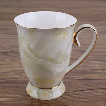 YJBD 300ml Modes Keramikas Kafijas Krūze Dabas Porcelāna Handgrip Piena Leopard Brokastis Tējas Tase Biroja Kafijas Tasi Ūdens Pudele