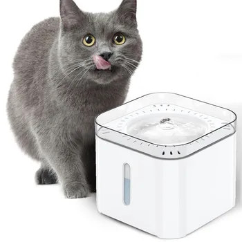Automātisks Plūsmas Cirkulācijas Kaķis Dzērājs Filtrs Ūdens Baseins Kaķiem, Kaķu Ūdens Padeves USB Interfeiss Pet Dzeramā Pet Piegādēm