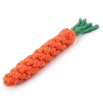1 gab. Burkānu-formas mezglu virves kokvilnas virves pet suņu Košļājamo rotaļlietu Tīru Bitecat rotaļlietas drošas rotaļlietas suņiem molārā nokošana rotaļlietas, suņu aksesuāri