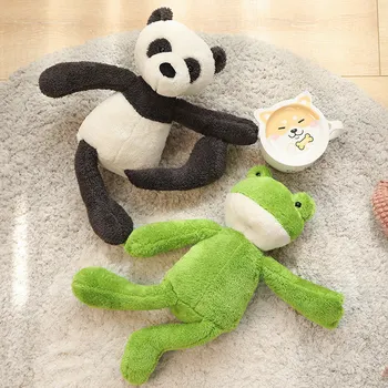 85cm Pūkains Varde Panda Plīša Rotaļlietas mīkstās Jauki Zilonis Lelle Ķēriens Plushies Mīksto Mest Spilvens Dzimšanas dienas Dāvanas Bērnu Meitene