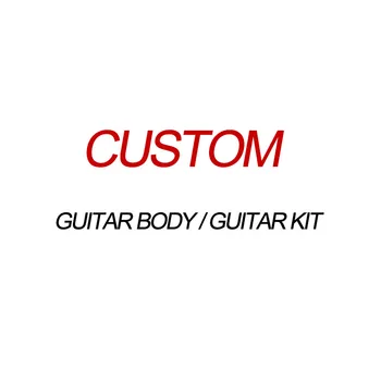Afanti DIY Custom Ģitāras Komplekts Pusfabrikāti Nepabeigtā Daļa Kakla Afanti Mūzikas Laika Mašīna Pielāgot Elektriskā Guitarra Komplekts