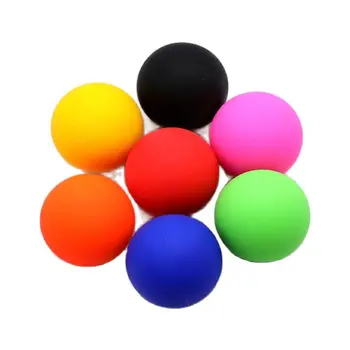 Silikona masāžas bumba Augstas kvalitātes portatīvo multi-krāsu 6.3 cm masāžas bumbu jogas piederumi masāžas bumbu lacrosse