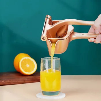Radošā Citrus Squeezer Metāla Rokasgrāmata Granātābolu sulu Spiedi Squeezer Sadzīves Roku piespiež Apelsīna sulu Spiede Augļiem, Citrona Mini Blenderis