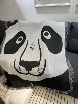 Gadījuma Segas Paklāja Apdare Panda Paklāju Dīvānu, Atpūtas Paklāju Sākotnējā Vienotā Gobelēns Dīvāns Mat