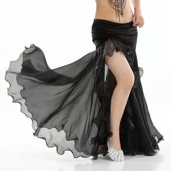 Vēdera Deju Tērpu Lady Bellydancing Svārki 2-layer, Acs Svārki Sexy Bellydance Wrap Sieviešu Svārki Darbības Dancewear
