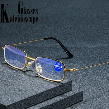 Anti Zilā Gaisma Laukumā Lasīšanas Brilles Sievietēm, Vīriešiem Bifocal Netālu tālu vecuma tālredzība Brilles Unisex Hyperopia Brilles +1.5 2.0 2.5 3