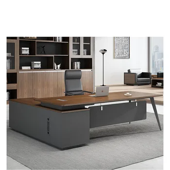 Augsta kvalitāte, Vienkārša Un Moderna Prezidents Modes Biroja Krēsls escritorios de habitación stāv galds regulējams augstums