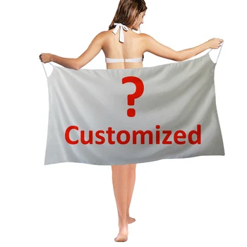 Doginthehole Sieviešu Pludmales Cover Up Pasūtījuma Dizains Sexy Bikini Šifona Milzīgais Wrap Sarong Pusaudžu Meiteņu Lielu Pareo, Pludmales Kleitu 2022