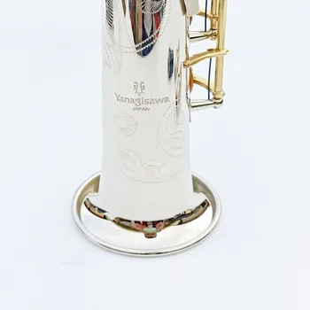 Izgatavots Japānā Soprāna Saksofons WO37 ēku restaurācija Zelta Atslēga, Ar Lietā Sax Soprāns Iemuti Ligatūra Niedres Kakla