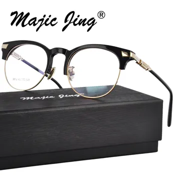 Magic Jing Acetāta Kombinācijas RX Optisko Rāmis Tuvredzība Brilles Brilles GM3003