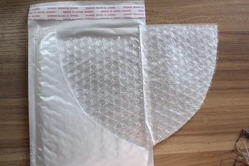 50gab/partija, 11*15 cm * Šoks samazināt iepakojuma burbuļu plēves plēves burbulis aploksnes soma balta, starptautiskie kurjera maisiņus 11x15cm